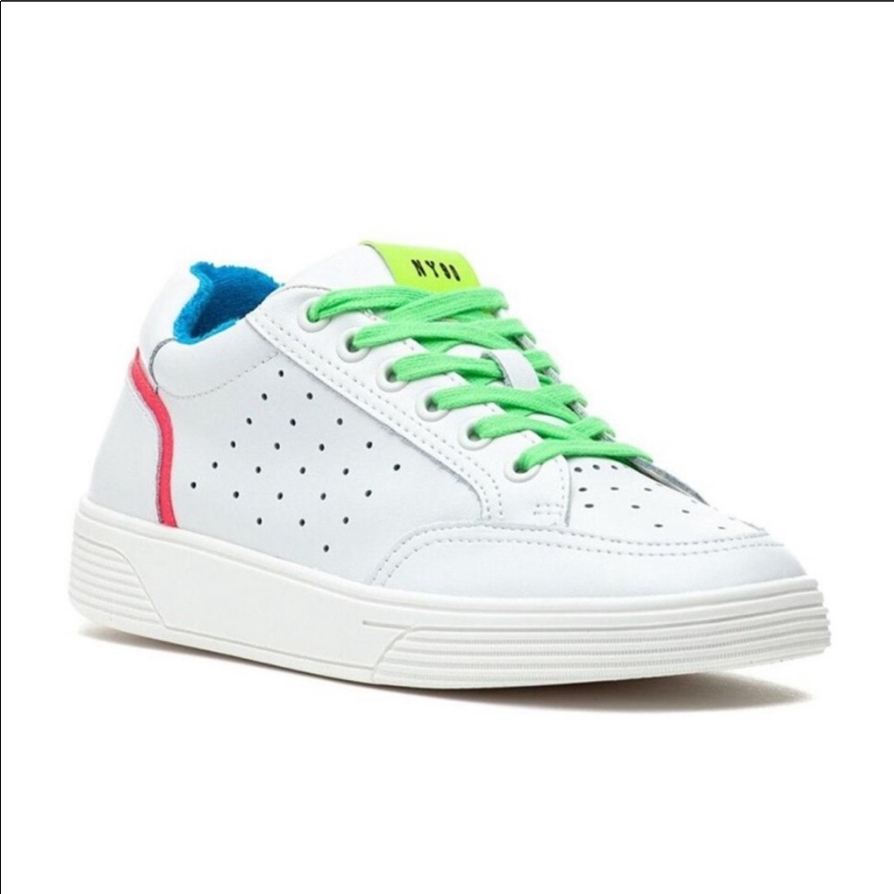 Steve Madden Piper Multicolor Leather Sneaker 9.5